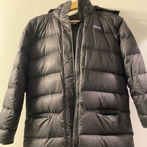 GIRLS XL PATAGONIA WINTER JACKET - BLACK